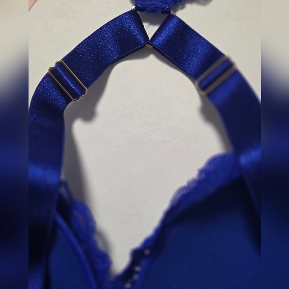 [5x$20] New Hot Blue Lace Bralette / Size M (18-20) - Picture 3 of 10